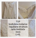 MAJICA ■podložene košarice ■L+XL ■novo