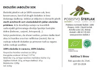 Ekološki jabolčni sok, 5L pakiranje karton s pipico