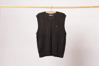 Črn Polo Ralph Lauren pulover brez rokavov (Velikost L)