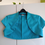 LA BAS TURKIZNI SATENAST KRATEK BOLERO S/M