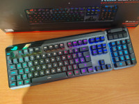 ASUS ROG Claymore II Wireless tipkovnica, ROG RX Red, RGB, USB, UK SLO