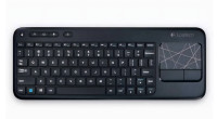 Logitech K400 Plus brezžična tipkovnica, črna