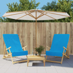vidaXL Brisače za plažo 2 kosa turkizne 60x135 cm tkanina 400 GSM