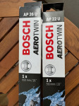prodam nove metlice za sprednja brisalca Bosch Aerotwin AP 26 U & 22 U