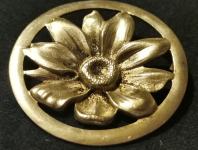 Srebrna broška - motiv cvet, srebro čistine 800/1000