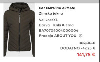 EA7 zimska jakna