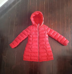 Dekliška bunda plašček Benetton, 9 let (134 cm)