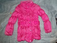 Dekliška bunda-roza, elegantna, ETIREL, VEL 110