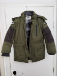 Olivno zelena bunda, vel 128