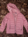 Prehodna jakna roza barve  velikost 116