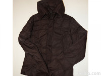 Ženska bunda M, čokoladno rjava barva