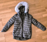 ženska dvojna/obrnljiva jakna/bunda, velikost S/M