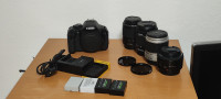 Canon 600D + objektivi + oprema