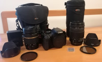 Canon EOS 550D+Sigma 18-250 OS+Tamron 17-50 f/2.8