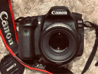 Canon EOS 80d, canon ef 50 1.4, stojalo in torba