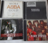 CD Pink Floyd, Bjork, Nirvana, Abba