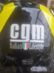 Cgm rumeno črna motoristična čelada