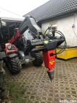 Bager Traktor čelni nakladalec Cepilec Cepilnik Zemeljski sveder