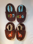 Usnjeni otroški copatki št. 24/25