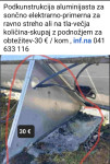 sončna elektrarna- nosilci