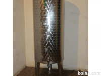 INOX CISTERNA KREMET 170 L DVE PIPI IN VRELNI NASTAVEK