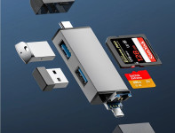Čitalec kartic ( 7 v enem ) Micro SD USB Flash Drive Memory TF SD
