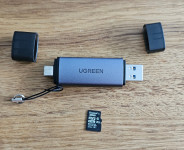 Čitalec kartic, USB in USB-C