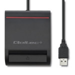 Qoltec Smart chip ID bralnik pametnih kartic