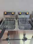 FRITEZA,električna ELFRAMO Italy 7,5L + 7,5L, 4,8+4,8kW NOVO,NA ZALOGI