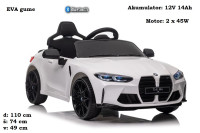 Avto na akumulator BMW M4; 12V14Ah, Bluetooth - SX2418 (bel)