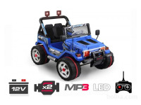 OTROŠKI DALJINSKO VODEN AVTO IGRAČA JEEP 24V 2X12V DVOSED XL