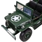 Otroški Jeep Willys, 3 usnjeni sedeži; 4x4; NOVO!! Na obroke - LEANPAY
