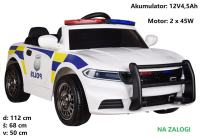 Otroški policijski avto na akumulator 12V