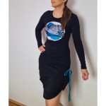 Črna obleka Moja Moja - S