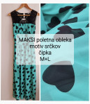 OBLEKA - st.M+L ■MAXI ■srčki ■čipka