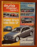 avto revija Auto Motor und Sport 27.6.2001 (Passat W8 BMW X5 )