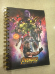 *BLOK, DNEVNIK, ROKOVNIK Avengers, MARVEL Maščevalci A5 - NOVO