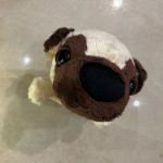 Ljubek PES BULDOG rjava-krem THE DOG Collection - prodam