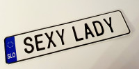DARILO REGISTRSKA TABLICA SEXY LADY