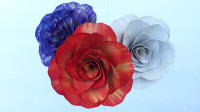 Leseno cvetje, lesene rože, rojstni dan, VRTNICA  (primerno za darilo)