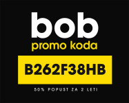 BOB KODA ZA 50% POPUST: B262F38HB