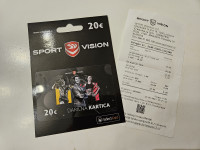 Darilna kartica Sport Vision 20€