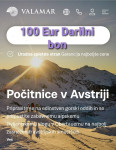Darilni bon za hotele Valamar Avstrija 100 Eur. 2025/26