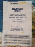 Darilni bon obiranje mandarin