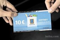 KUPIM DARILNE BONE - QLANDIA, HOFER, MERCATOR, OMV, PETROL..