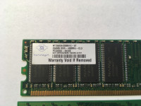 RAM DDR 2x 256MB (Nanya)