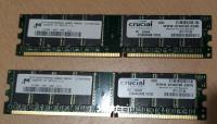 RAM DDR MICRON 1GB (2x512mb) ddr 400 cl3