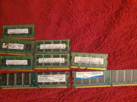 RAMI razni za notesnike in PC od 512kB do 2GB