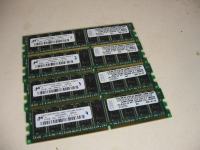 RAM DDR Micron 512MB, 266MHz, ECC (×4)