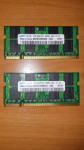 DDR2 RAM Samsung 2GB  SO-DIMM  (1GB+1GB)